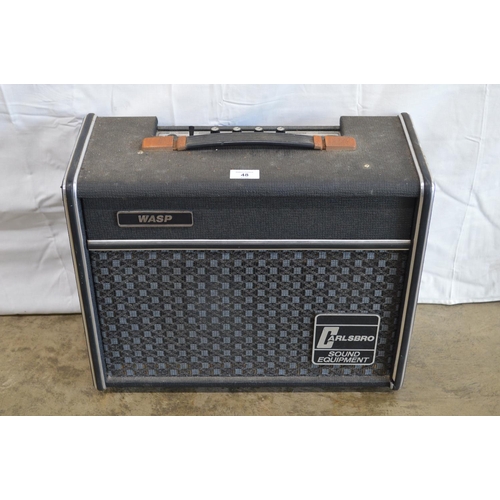 48 - Carlsbro Wasp amp (sold as seen, untried and untested)