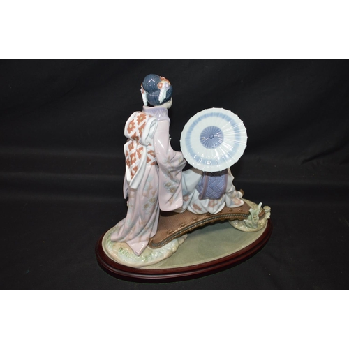 223 - Lladro figural group Springtime In Japan No. 1445, on plinth base - 13