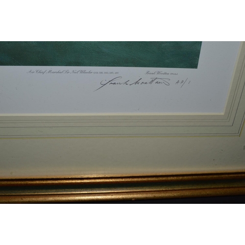 229 - Frank Wootton, artists proof numbered 1, print titled Strike Wing Attack, signed in pencil bottom ri... 