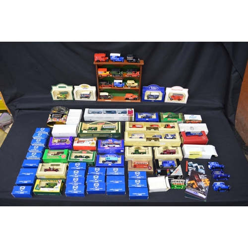 110 - Box containing a quantity of boxed Lledo and Corgi Fina Collection model vehicles