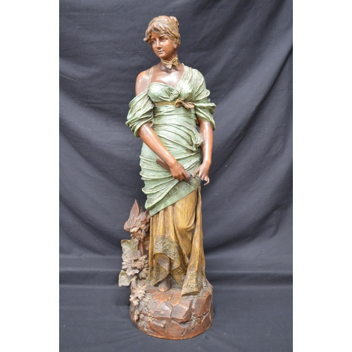 187 - Ernst Wahliss (Austrian) earthenware figure of a young lady - 33