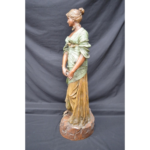 187 - Ernst Wahliss (Austrian) earthenware figure of a young lady - 33