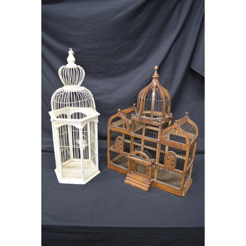 203 - Ornamental wooden birdcage - 19