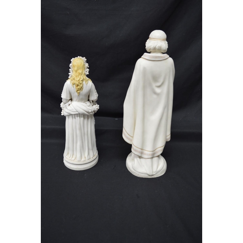 210 - WC Marshall Parianware figure of Hermione with gilt highlights and impressed marks - 16