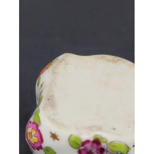 267 - Sampson (?) inkwell in the form of a choir boy in floral robe, impressed S on base - 3.25