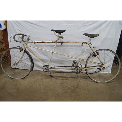 1 - Hand painted tandem racing bicycle (in af condition)