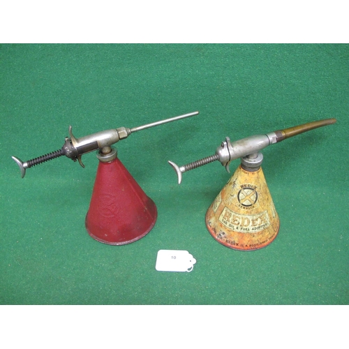 10 - Two Redex conical oil and fuel additive forecourt shot guns - 6