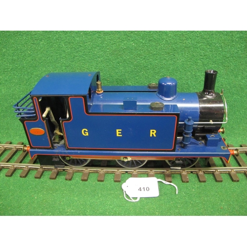 410 - Gauge 1 Aster Made For Fulgurex live steam 0-6-0 side tank locomotive No. 335 in Great Eastern Railw... 