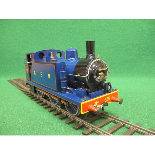 410 - Gauge 1 Aster Made For Fulgurex live steam 0-6-0 side tank locomotive No. 335 in Great Eastern Railw... 