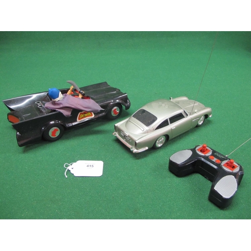 415 - Box of playworn plastic vehicles from: International Products, Marx, Merit, Beeju, Jimson, Minix, OK... 