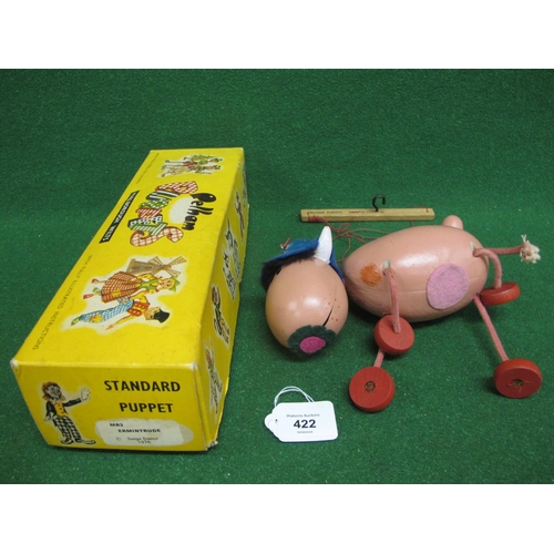 422 - Boxed Pelham Puppet Ermintrude - from the Magic Roundabout TV series (in good condition)