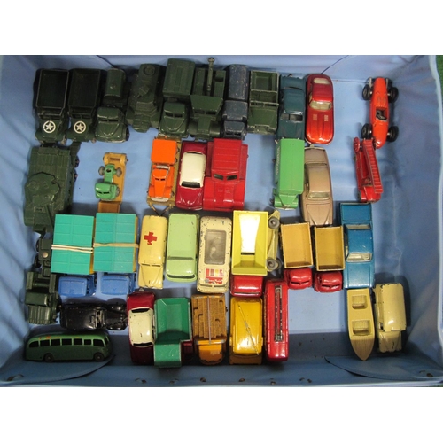 430 - Case of approx fifty loose, small, Lesney/Matchbox vehicles (mostly in good condition)