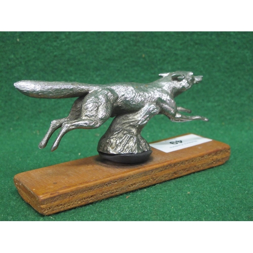 49 - Running fox mascot stamped Made In England on base - 5