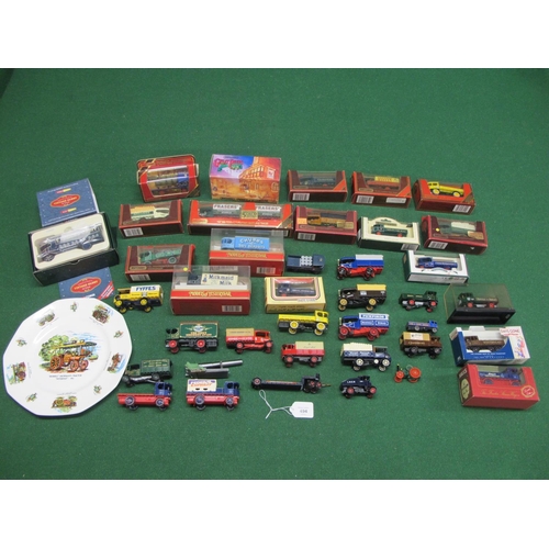 494 - Thirty seven boxed and loose metal and plastic steam lorry models from: Matchbox, Days Gone and Corg... 