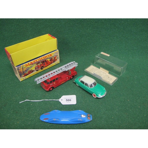 506 - Boxed 1960's Matchbox King-size K15 Merryweather Fire Engine for Kent Fire Brigade, a display boxed ... 