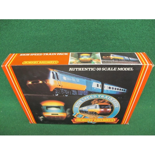 657 - 1980-1983 Hornby OO scale R332 High Speed Train Pack containing: two Class 43 Power Cars and a MkIII... 