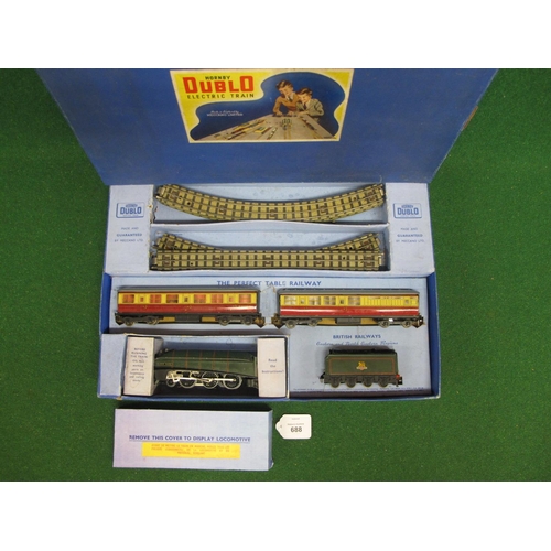 688 - 1956-1958 HD 3 Rail EDP11 Passenger Train Set containing: A4 4-6-2 locomotive and tender No. 60016 S... 