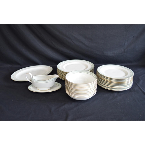 181 - Royal Doulton Berkshire tea and dinner set to comprise: eight tea cups, fourteen 15cm saucers, teapo... 