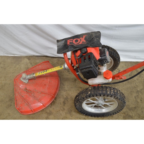 2 - Petrol Fox Lawn Ranger 400 grass trimmer (untested and sold as seen)