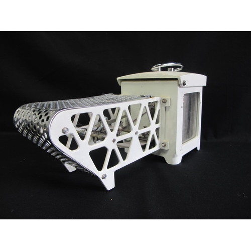 209 - Casella, London, Serial No. 32690 metal framed barograph - 35cm long