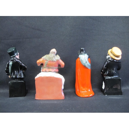 220 - Group of four Royal Doulton figures to comprise: Guy Fawkes HN3271, Falstaff HN3236, Captain Guttle ... 