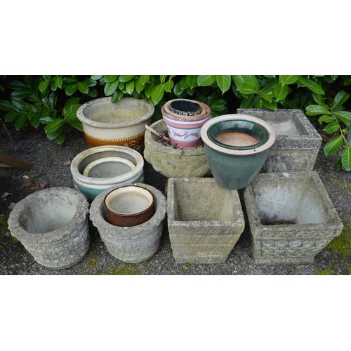 232 - Collection of various plant pots