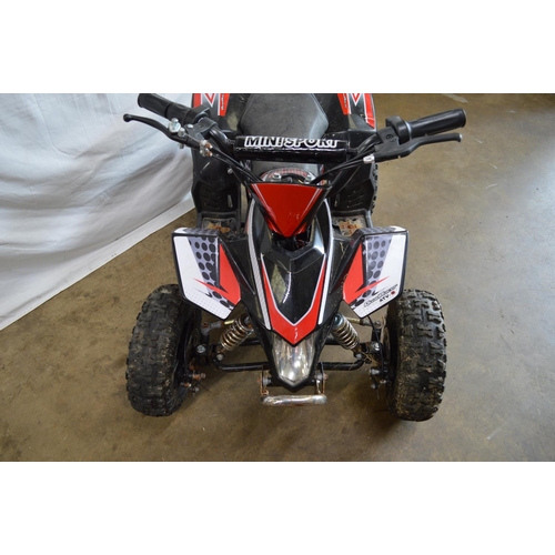 34 - Childs Renegade electric quad bike (no charger and sold as seen)