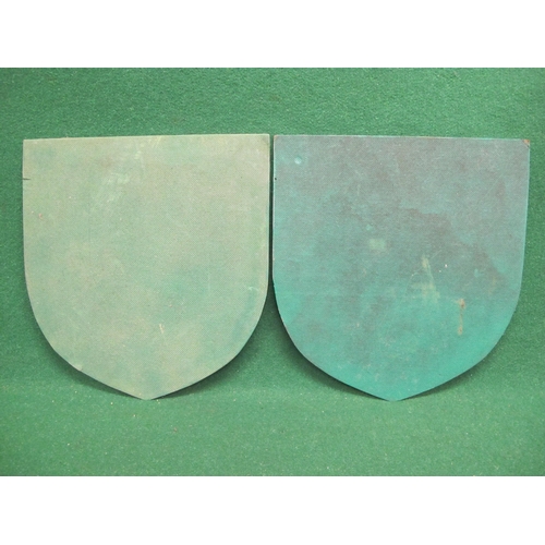 153 - Two hardboard shields with colourful crests for Dorset Ambulance Service and Dorset Area Health Auth... 