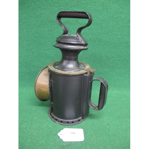 116 - Possibly Cambrian Railway hand lamp with 5