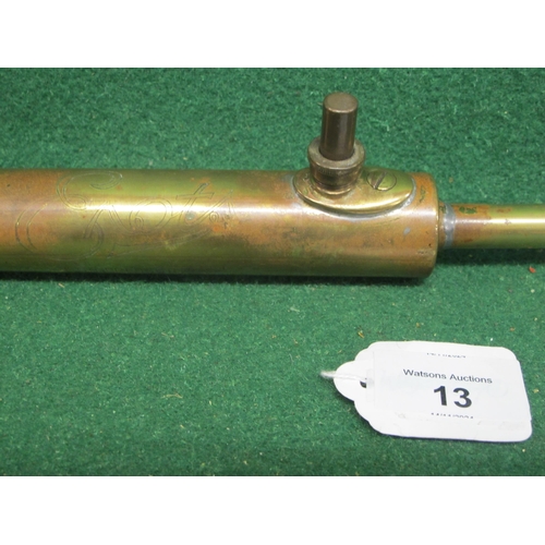 13 - Enots high pressure oil can No. 10A 1930 Type No. 715495, complete with knurled screw-on end cap - 1... 