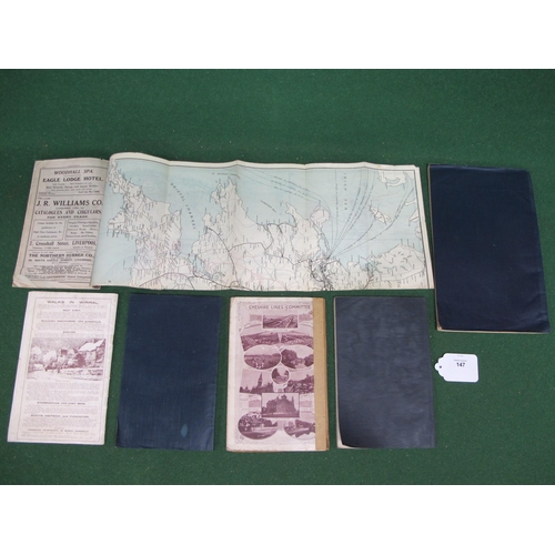 147 - Six Cheshire Lines Committee (CLC) timetables for 1897, 1915 (x2), 1926, 1928 and one unknown date