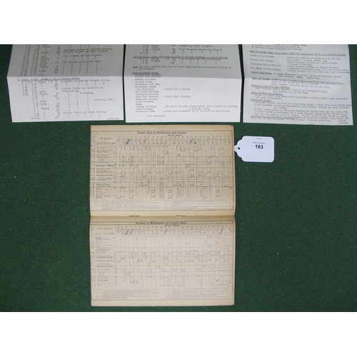 163 - Cleator & Workington Junction Railway (C&WJR), opened in 1879, Working timetable for 1910 together w... 