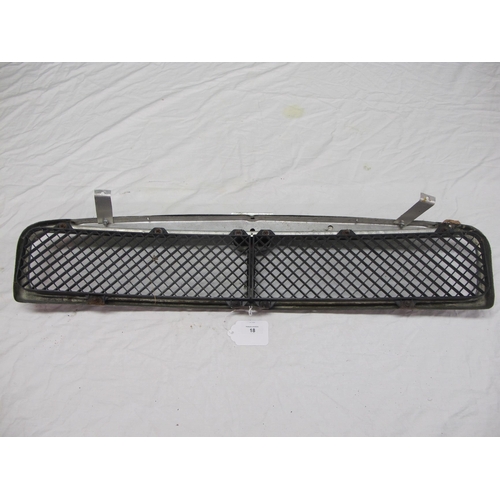 18 - MGB chromed grill with badge and plastic diamond shaped inserts