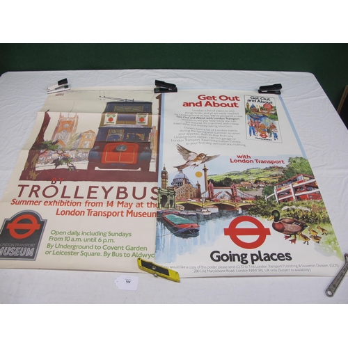 184 - Twenty one mainly London Transport publicity/tourist posters (some duplicates) to include: two museu... 