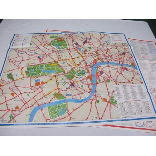 186 - A Visitor's London map from London Transport - 50