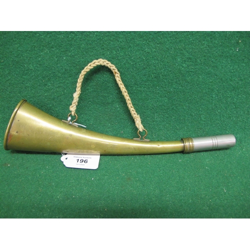 196 - BR(M) Permanent Way workers lookout's brass horn - 11.5