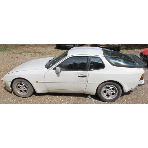 209 - 1985 Porsche 944 Auto Coupe.  Registration No. C362 BYX.  Chassis No. WP0ZZZ94ZGN401138.  Engine No.... 