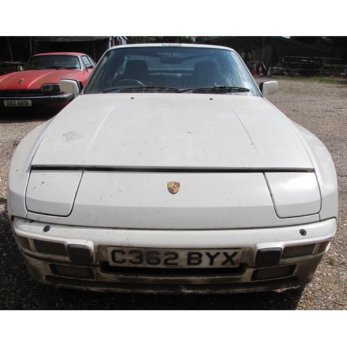 209 - 1985 Porsche 944 Auto Coupe.  Registration No. C362 BYX.  Chassis No. WP0ZZZ94ZGN401138.  Engine No.... 