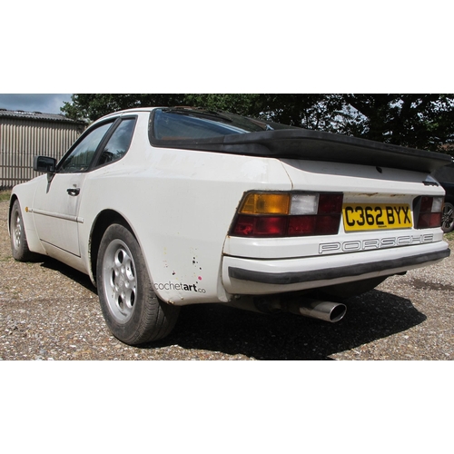 209 - 1985 Porsche 944 Auto Coupe.  Registration No. C362 BYX.  Chassis No. WP0ZZZ94ZGN401138.  Engine No.... 