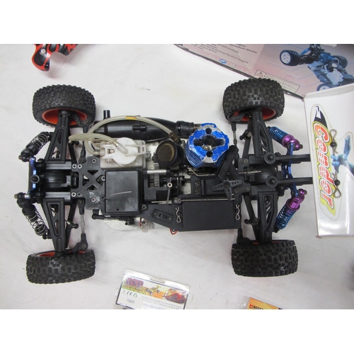 242 - Boxed Condor Pro radio controlled 1:10 scale 4wd buggy powered by a Nitro engine from Acme Racing, w... 