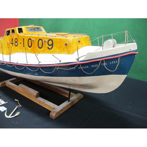 244 - Large static wooden model of the lifeboat Jack Shaler And The Lees - 52