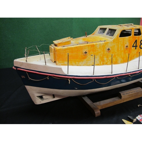 244 - Large static wooden model of the lifeboat Jack Shaler And The Lees - 52