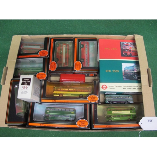 257 - Twelve EFE 1:76 scale items to comprise: nine boxed buses for London Country, Green Line, LT and Sta... 