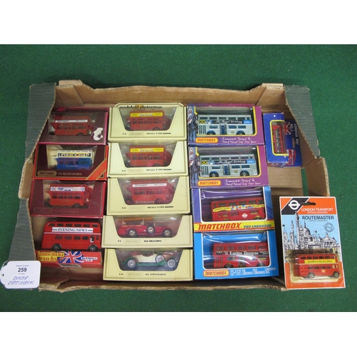 257 - Twelve EFE 1:76 scale items to comprise: nine boxed buses for London Country, Green Line, LT and Sta... 