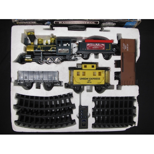 330 - G scale plastic battery powered wireless controlled Coastal Express train set with 2-6-0 tender loco... 