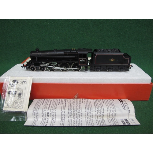 335 - 1973-1975 boxed R859 Hornby OO scale Silver Seal Black 5  4-6-0 tender drive locomotive No. 45192 in... 