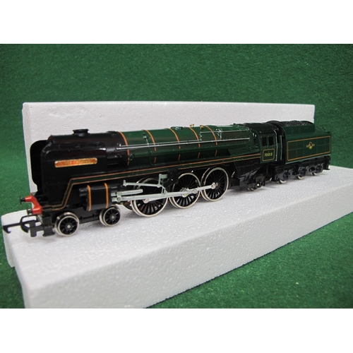 338 - 1973-1975 boxed R552 Hornby OO scale Silver Seal 4-6-2 tender drive locomotive No. 70013 Oliver Crom... 