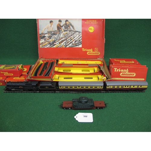 350 - 1961 Triang OO scale train set RS.1 containing 4-6-2 tender locomotive No. 46205 Princess Victoria, ... 