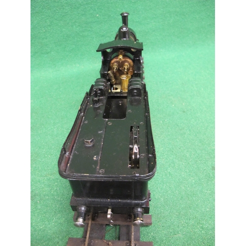 374 - Gauge 1 live steam spirit fired model of L&NWR Precursor Class (Jumbo) 2-4-0 tender locomotive No. 7... 