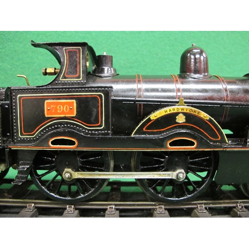 374 - Gauge 1 live steam spirit fired model of L&NWR Precursor Class (Jumbo) 2-4-0 tender locomotive No. 7... 